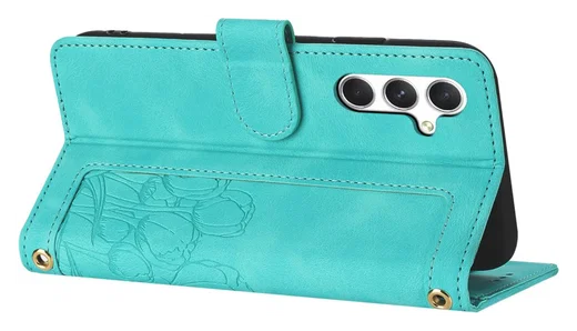 Samsung Galaxy A56 Hoesje Tulpen Book Case met Pasjeshouder Groen afbeelding 9
