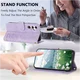 Samsung Galaxy A56 Hoesje Tulpen Book Case met Pasjeshouder Paars afbeelding 4
