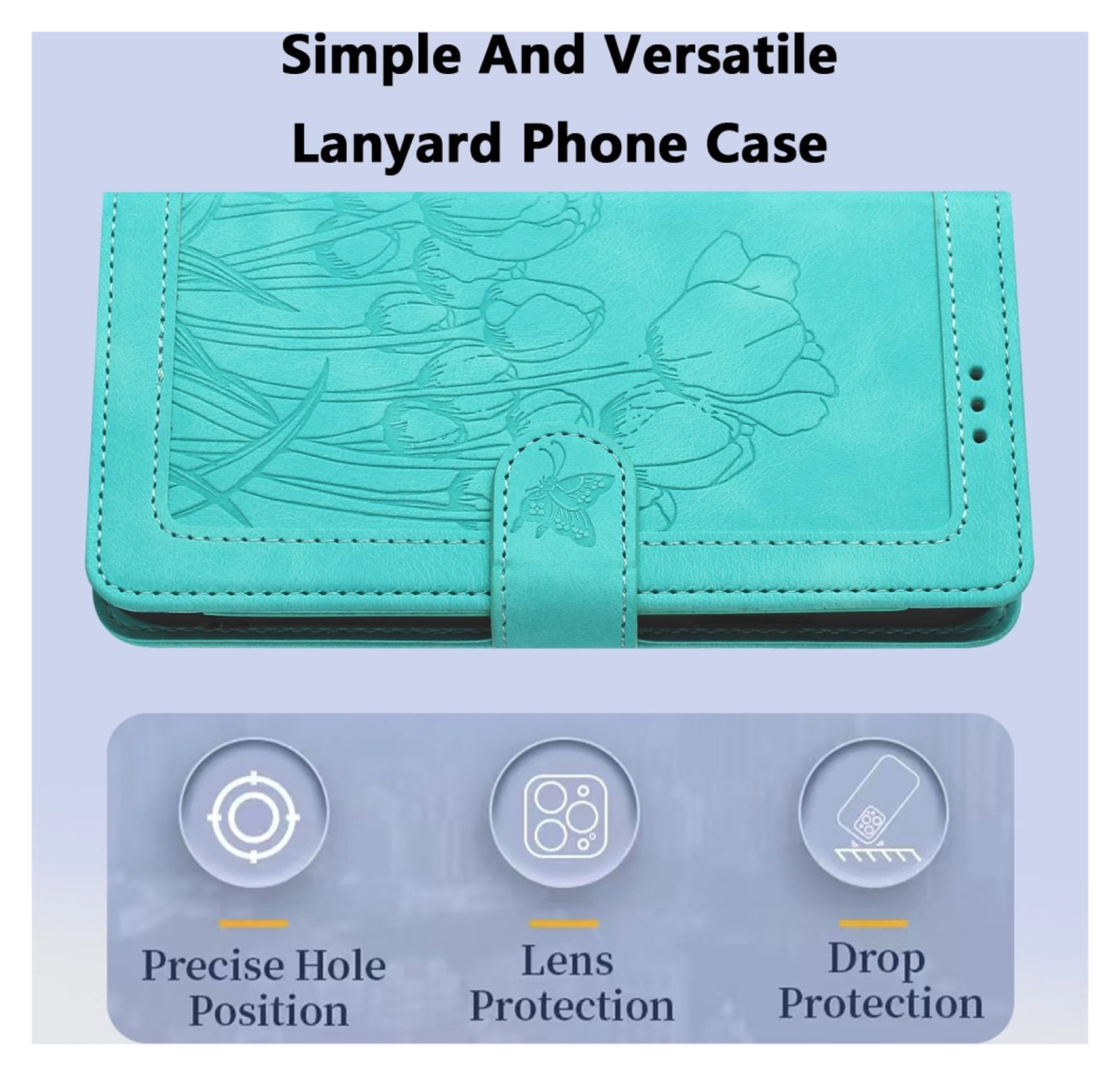 Samsung Galaxy A26 Hoesje Tulpen Book Case met Pasjeshouder Groen afbeelding 7