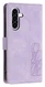 Samsung Galaxy A36 Hoesje Tulpen Book Case met Pasjeshouder Paars afbeelding 14