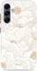 MIO MagSafe Samsung Galaxy A16 Hoesje Hard Shell Back Cover White Roses