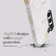 MIO MagSafe Samsung Galaxy A16 Hoesje Hard Shell Back Cover White Roses afbeelding 3