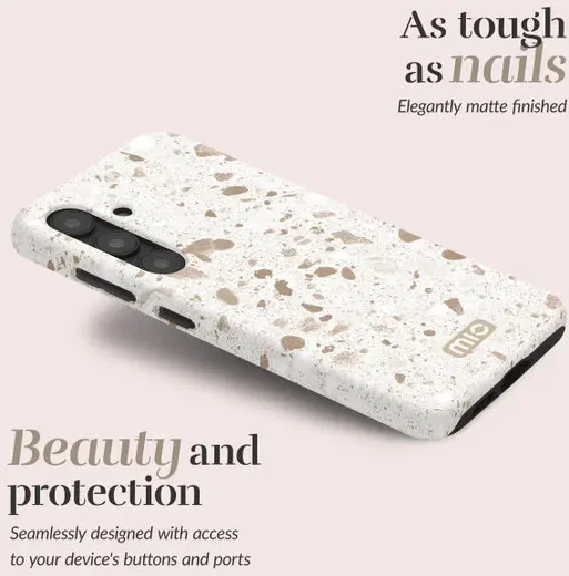 MIO MagSafe Samsung Galaxy A16 Hoesje Hard Shell Back Cover Soft Terrazzo afbeelding 2
