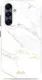 MIO MagSafe Samsung Galaxy A16 Hoesje Hard Shell Back Cover White Marble