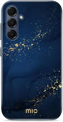 MIO MagSafe Samsung Galaxy A16 Hoesje Hard Shell Back Cover Midnight Sparkle afbeelding 1