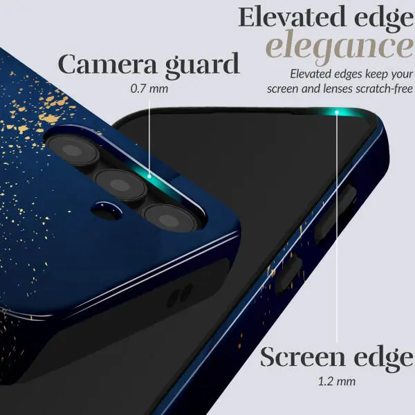 MIO MagSafe Samsung Galaxy A16 Hoesje Hard Shell Back Cover Midnight Sparkle afbeelding 4