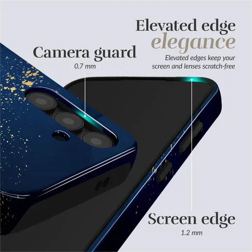MIO MagSafe Samsung Galaxy A36/A56 Hoesje Hard Shell Back Cover Midnight Sparkle afbeelding 4