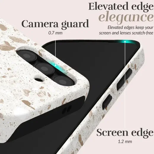 MIO MagSafe Samsung Galaxy A36/A56 Hoesje Hard Shell Back Cover Soft Terrazzo afbeelding 4