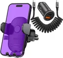 Buddi Way Universele Telefoonhouder Auto met Oplader voor Ventilatierooster