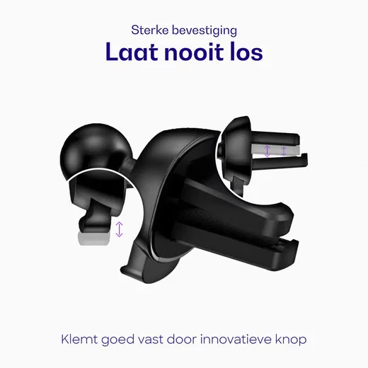 Buddi Way Universele Telefoonhouder Auto met Oplader voor Ventilatierooster afbeelding 3