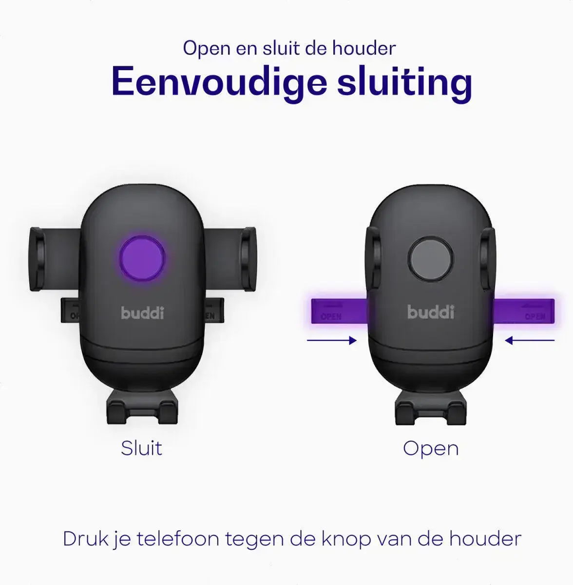 Buddi Way Universele Telefoonhouder Auto met Oplader voor CD-Speler met Sleuf afbeelding 5