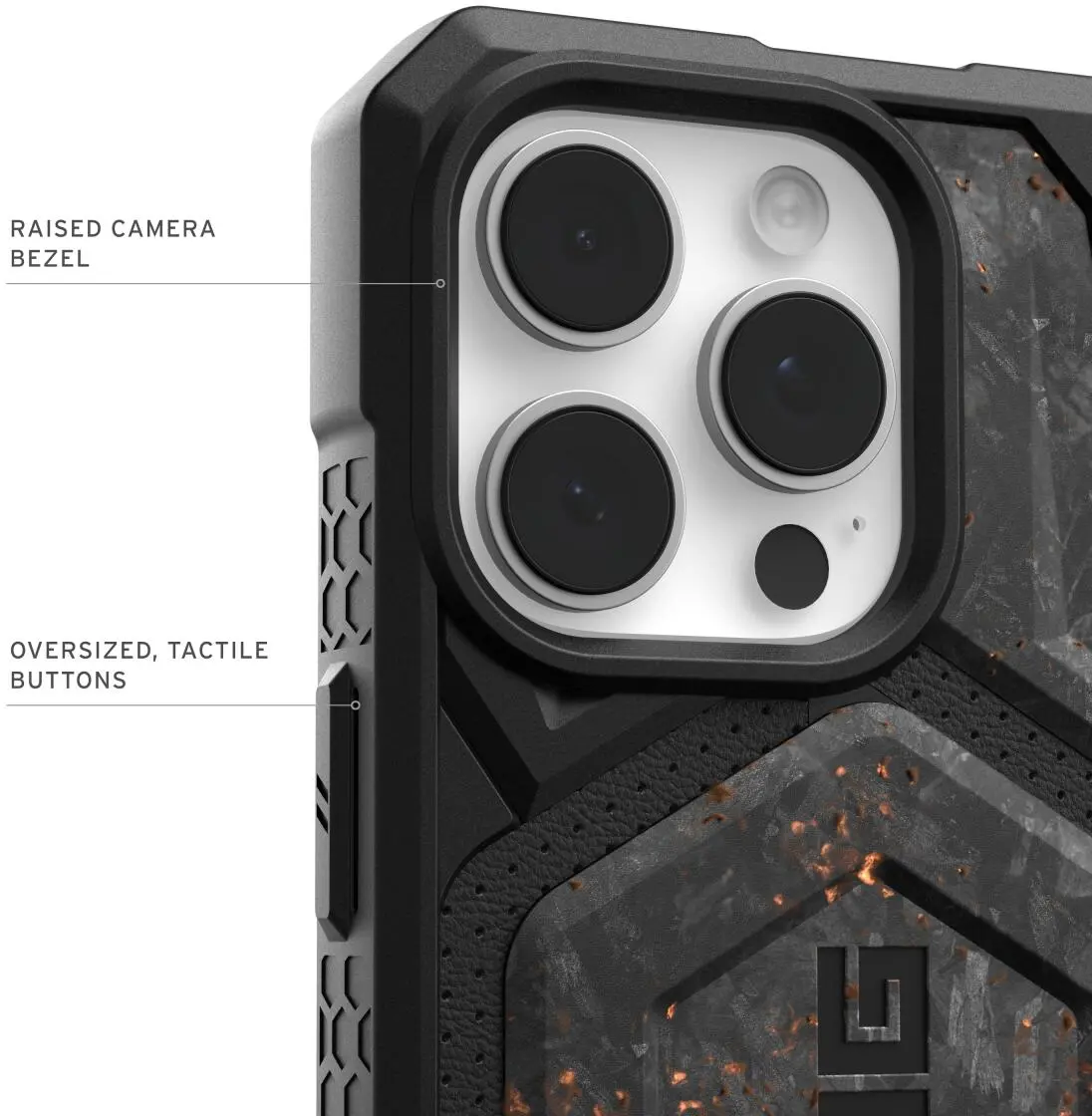 UAG Monarch Pro Limited Edition iPhone 16 Pro Max Hoesje Forged Carbon afbeelding 5