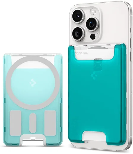 Spigen Classic C1 Magsafe Kaarthouder Blauw afbeelding 1