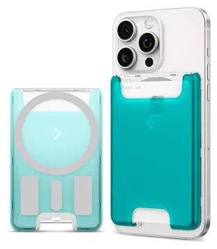 Spigen Classic C1 Magsafe Kaarthouder Blauw