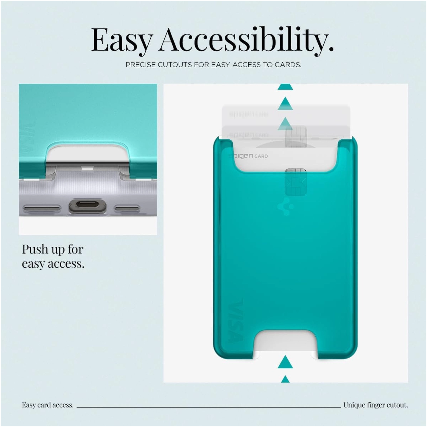 Spigen Classic C1 Magsafe Kaarthouder Blauw afbeelding 6