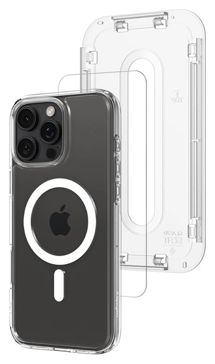 Spigen Ultra Hybrid MagFit Pack iPhone 16 Pro Max Hoesje + Tempered Glass afbeelding 2