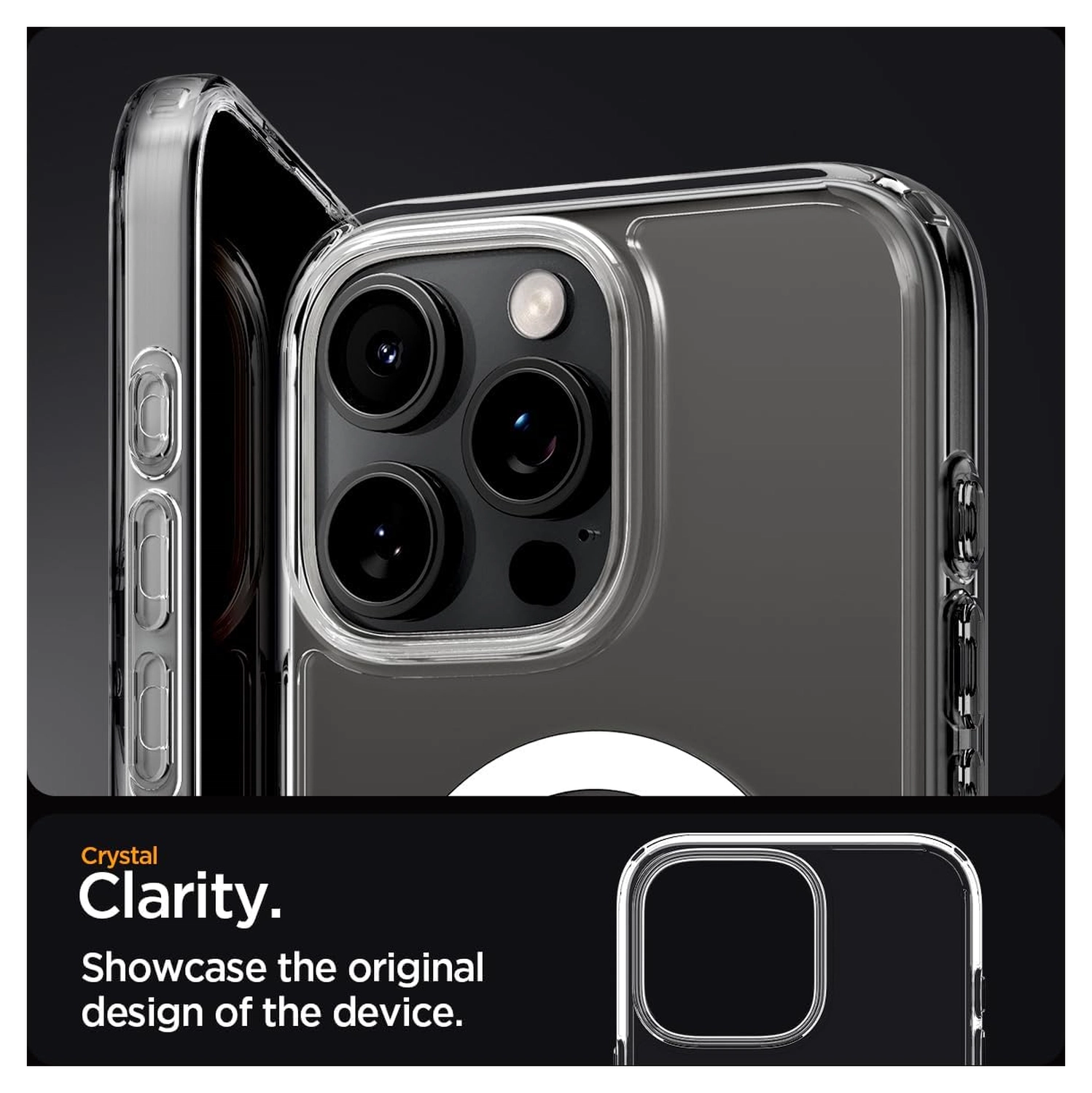 Spigen Ultra Hybrid MagFit Pack iPhone 16 Pro Max Hoesje + Tempered Glass afbeelding 4