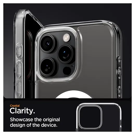 Spigen Ultra Hybrid MagFit Pack iPhone 16 Pro Max Hoesje + Tempered Glass afbeelding 4