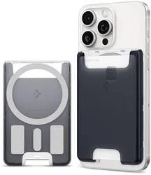Spigen Classic C1 Magsafe Kaarthouder Graphite afbeelding