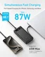 Anker PowerCore 20.000 mAh 87W Powerbank met Ingebouwde USB‑C Kabel Zwart afbeelding 2