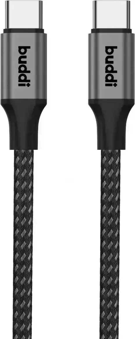 Originele Samsung 65W Power Adapter met 100W Buddi Flex USB-C kabel 3M Zwart afbeelding 15