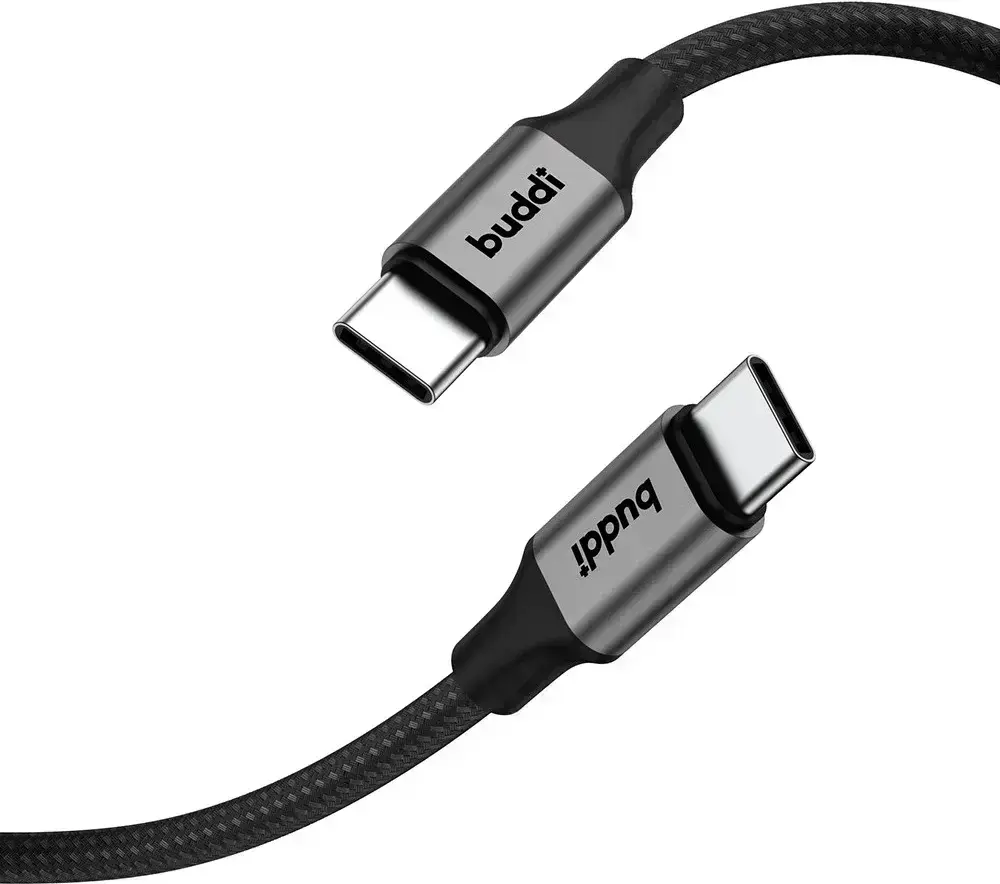 Originele Samsung 65W Power Adapter met 100W Buddi Flex USB-C kabel 3M Zwart afbeelding 17