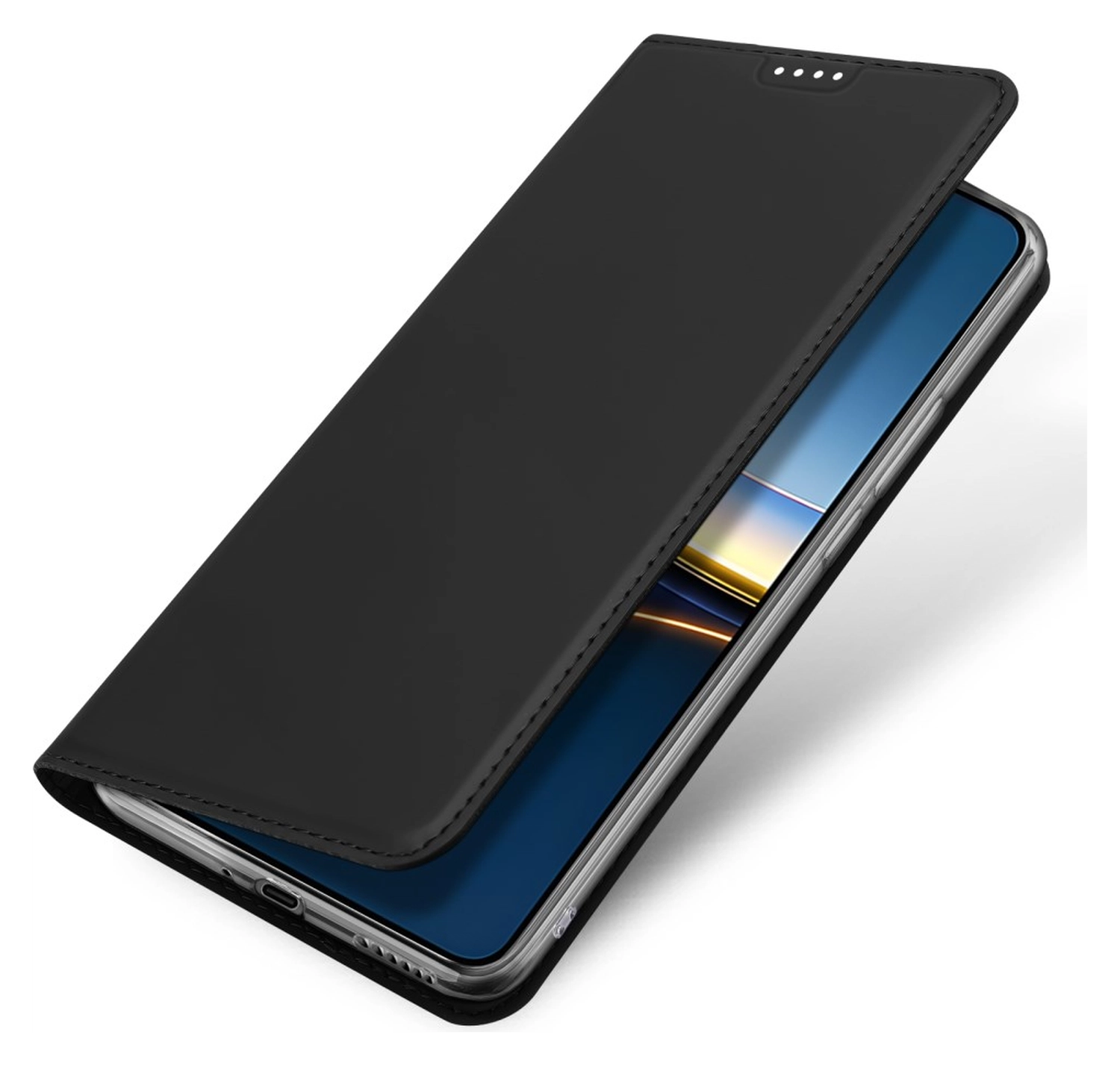 Dux Ducis Skin Pro Xiaomi Poco F7 Pro Hoesje Portemonnee Book Case Zwart afbeelding 1