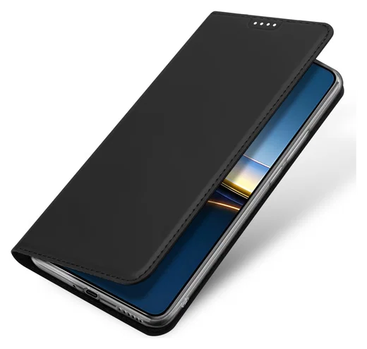 Dux Ducis Skin Pro Xiaomi Poco F7 Pro Hoesje Portemonnee Book Case Zwart afbeelding 1