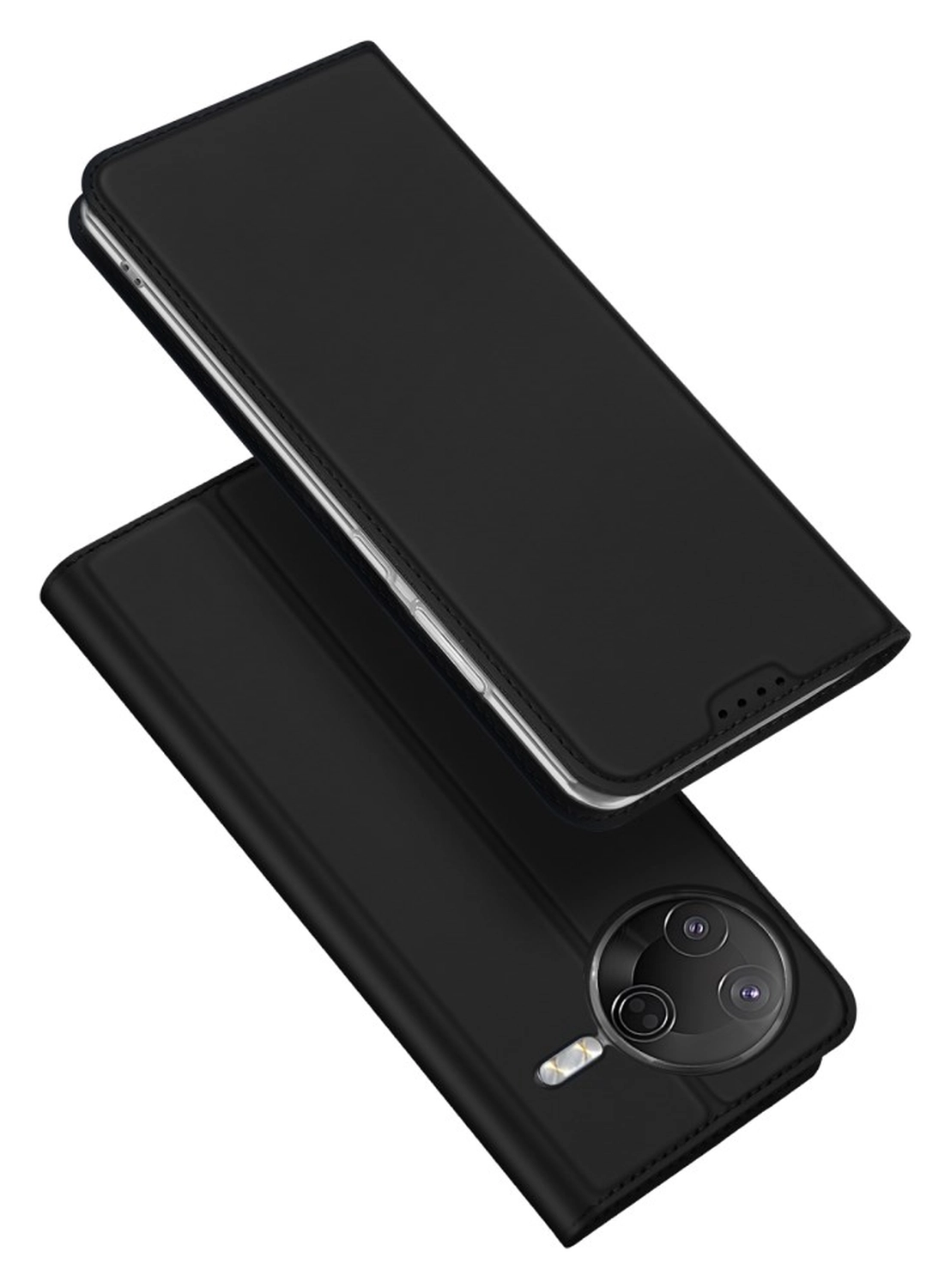 Dux Ducis Skin Pro Xiaomi Poco F7 Pro Hoesje Portemonnee Book Case Zwart afbeelding 4