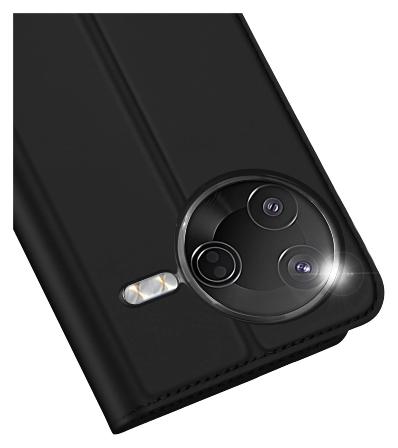 Dux Ducis Skin Pro Xiaomi Poco F7 Pro Hoesje Portemonnee Book Case Zwart afbeelding 5