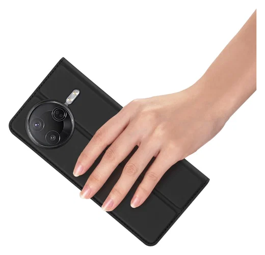 Dux Ducis Skin Pro Xiaomi Poco F7 Pro Hoesje Portemonnee Book Case Zwart afbeelding 7