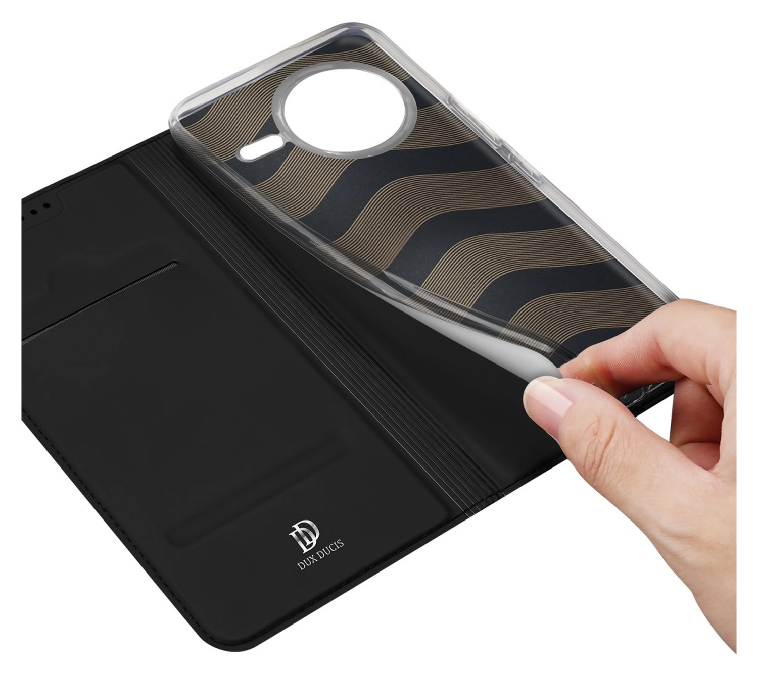 Dux Ducis Skin Pro Xiaomi Poco F7 Pro Hoesje Portemonnee Book Case Zwart afbeelding 8