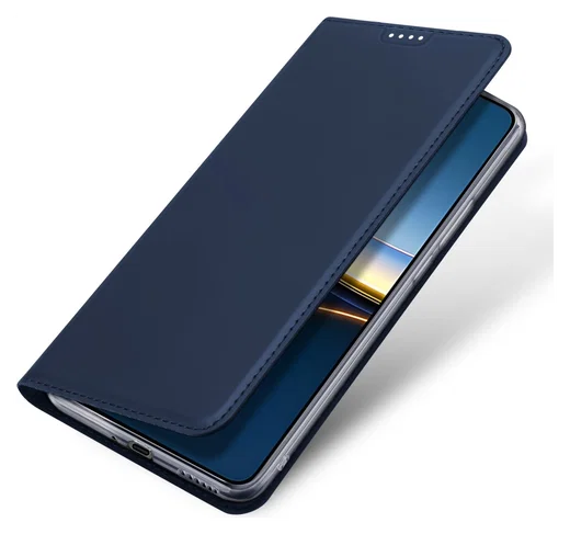 Dux Ducis Skin Pro Xiaomi Poco F7 Pro Hoesje Portemonnee Book Case Blauw afbeelding 1