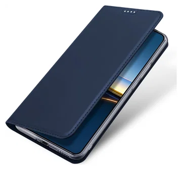 Dux Ducis Skin Pro Xiaomi Poco F7 Pro Hoesje Portemonnee Book Case Blauw