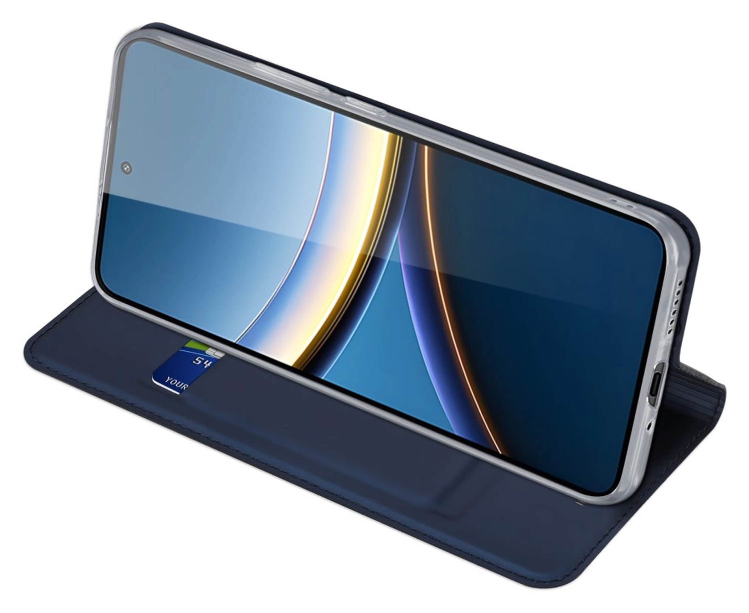Dux Ducis Skin Pro Xiaomi Poco F7 Pro Hoesje Portemonnee Book Case Blauw afbeelding 6