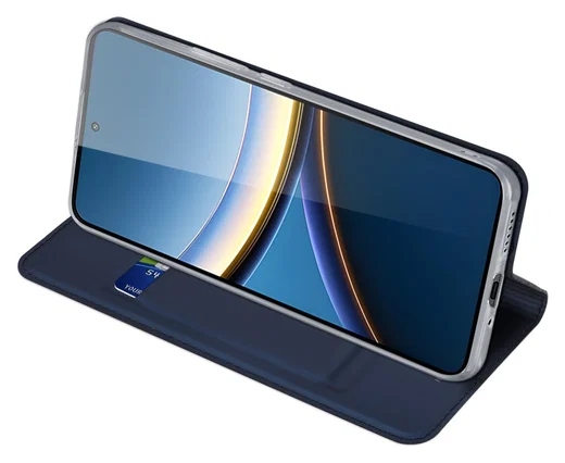 Dux Ducis Skin Pro Xiaomi Poco F7 Pro Hoesje Portemonnee Book Case Blauw afbeelding 6