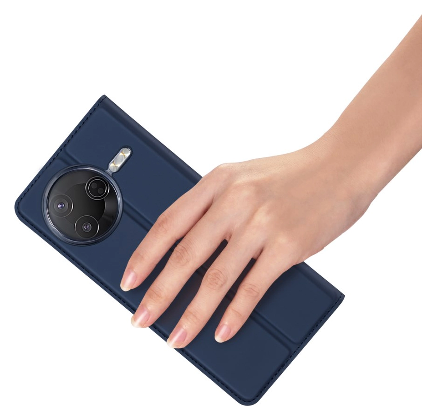 Dux Ducis Skin Pro Xiaomi Poco F7 Pro Hoesje Portemonnee Book Case Blauw afbeelding 7