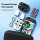 Dux Ducis Nintendo Switch 2 Hoesje Opberghoes met Game Card Organizer Zwart afbeelding 4