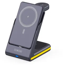 Duzzona W245 5-in-1 Draadloze MagSafe Oplader 15W met Powerbank 5000 mAh afbeelding