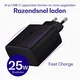 Originele Samsung 25W Power Adapter met Buddi Flex USB-C Kabel 1M Zwart afbeelding 2