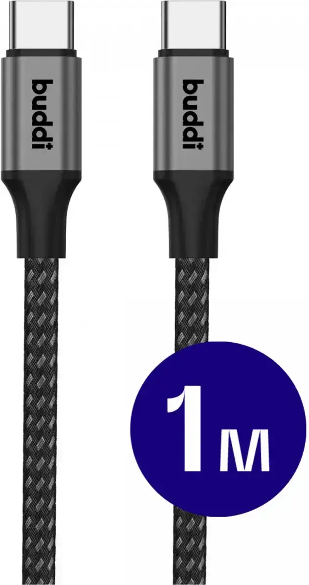 Originele Samsung 25W Power Adapter met Buddi Flex USB-C Kabel 1M Zwart afbeelding 14