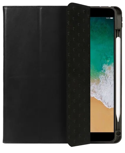 Rosso Elite iPad 10.2 / Pro 10.5 Hoes 2-in-1 Echt Leer Book Case Zwart afbeelding 9