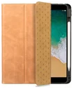 Rosso Elite iPad 10.2 / Pro 10.5 Hoes 2-in-1 Echt Leer Book Case Lichtbruin