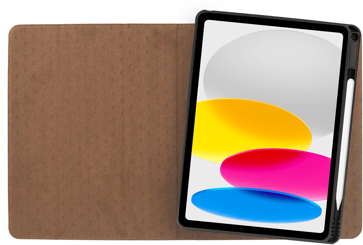 Rosso Elite iPad 11 (2025) / 10.9 (2022) Hoes 2-in-1 Echt Leer Bruin afbeelding 8