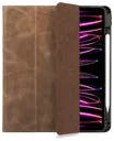 Rosso Elite iPad Pro 12.9 Hoes 2-in-1 Echt Leer Book Case Bruin