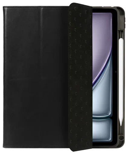 Rosso Elite iPad Air 11 (24/25/26) Hoes 2-in-1 Echt Leer Book Case Zwart afbeelding 9