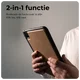 Rosso Elite iPad Air 11 (24/25/26) Hoes 2-in-1 Echt Leer Book Case Lichtbruin afbeelding 2