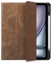 Rosso Elite iPad Air 13 (24/25) Hoes 2-in-1 Echt Leer Book Case Bruin