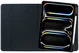 Rosso Elite iPad Pro 13 (2024/2025) Hoes 2-in-1 Echt Leer Book Case Zwart afbeelding 8