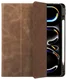 Rosso Elite iPad Pro 13 (2024/2025) Hoes 2-in-1 Echt Leer Book Case Bruin afbeelding 9